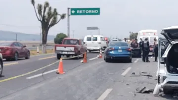 Fallece mujer tras accidente sobre la autopista México-Pachuca