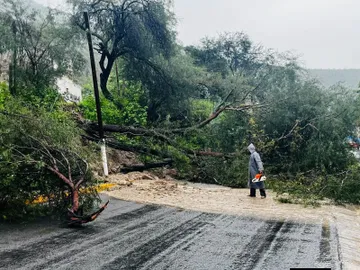 Lluvias en Hidalgo dejan dos menores lesionados tras deslave