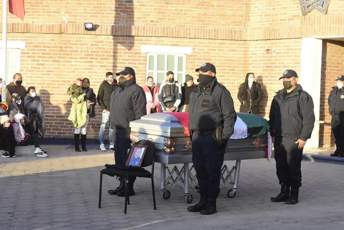 Realizan homenaje a policía de Tizayuca fallecido