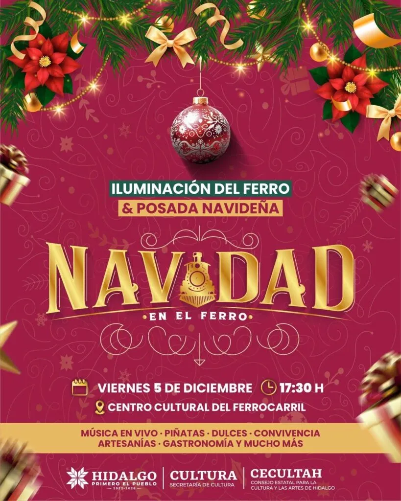 Conoce las actividades de “Navidad en el Ferro” Pachuca
