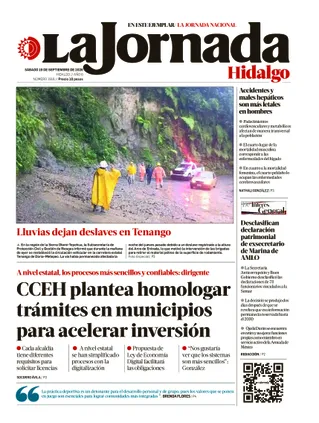 La Jornada Hidalgo | 19 de septiembre de 2026