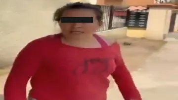 Mujer agrede a repartidor de comida en Pachuca