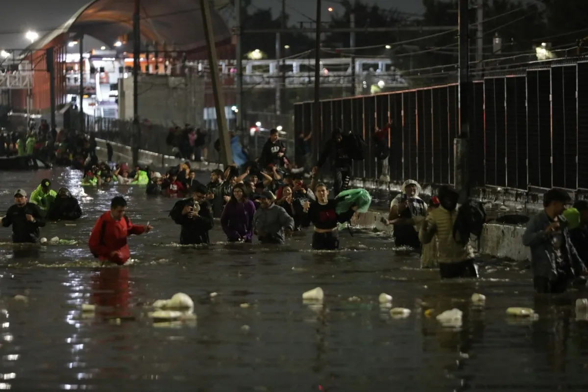 Inundaciones en CDMX tras récord de lluvia 2025