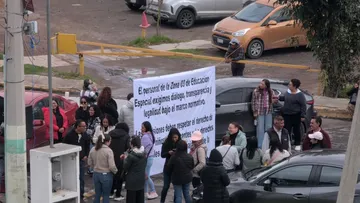 ¡Alerta vial! Manifestación en el Felipe Ángeles provoca tráfico