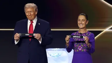 Sheinbaum y Trump coincidieron en el sorteo del Mundial 2026 celebrado en el Kennedy Center.