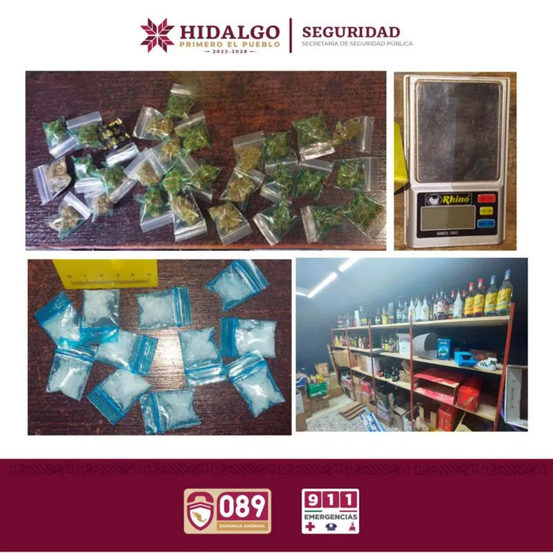 Tula: desmantelan comercio vinculado a venta irregular de alcohol y narcomenudeo