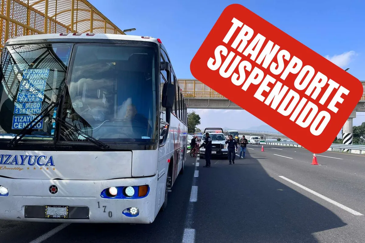 Transporte en Tizayuca: sin rutas y con paraderos vacíos