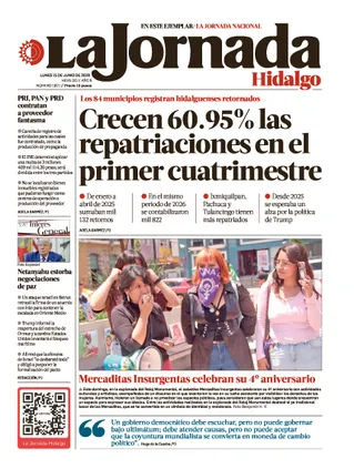 La Jornada Hidalgo | 15 de junio de 2026