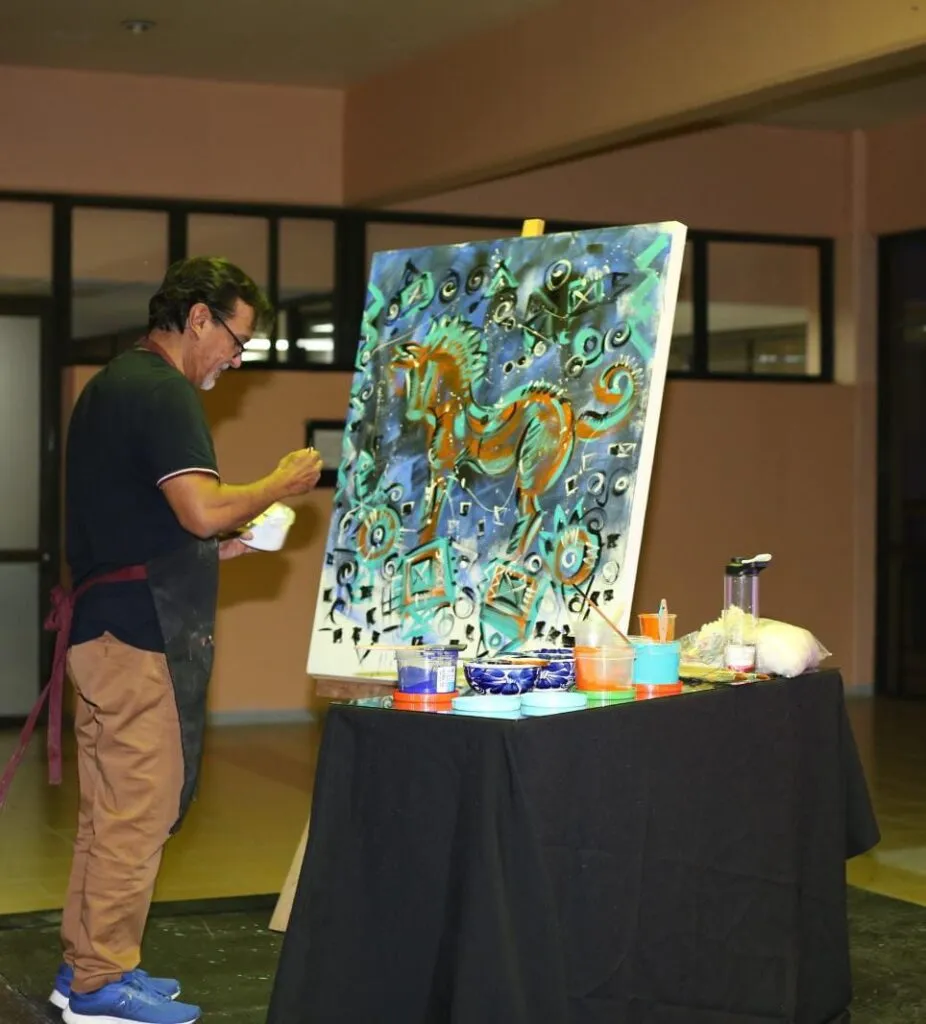 Alumnos del ITSOEH rinden homenaje póstumo al artista hidalguense Byron Gálvez