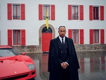 Lewis Hamilton cumple el sueño de llegar a Ferrari; así fue su primer día