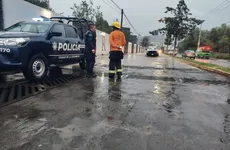 Inudaciones en Mineral de la Reforma