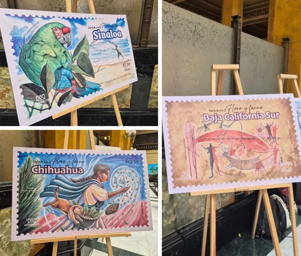 Correos de México difunde la riqueza natural del país con nueva colección de estampillas