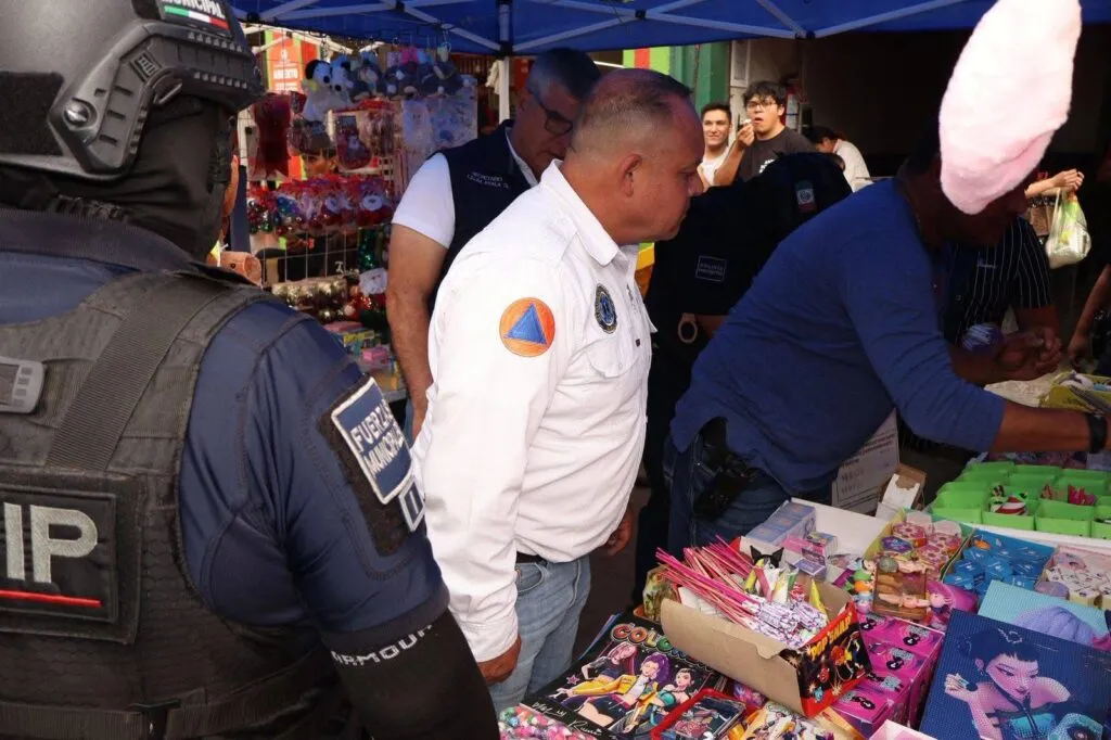 Operativo por pirotecnia en Pachuca: autoridades decomisan 25 kilos en primer día