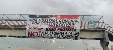 Docentes del Valle del Mezquital rechazan la reforma de la Ley del ISSSTE 2025