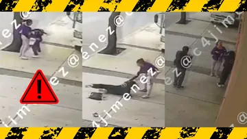 Mamá golpea a hija en la calle por ir tarde a la escuela; el video de la agresión en GAM, CDM, causa indignación.