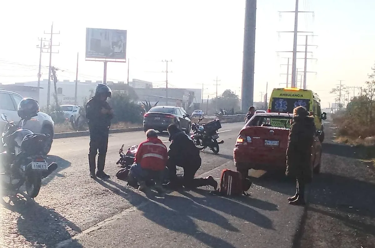 Tragedia en la Pachuca-Sahagún: motociclista pierde la vida en accidente