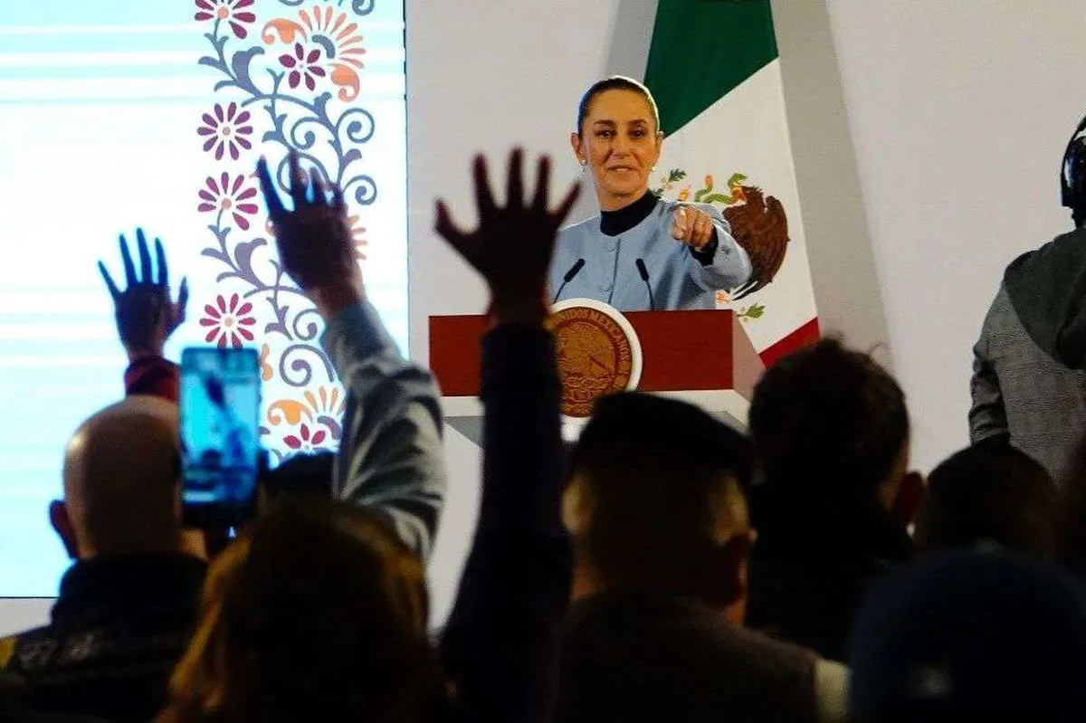 Descarta Sheinbaum una crisis económica; “cero, no hay problema”