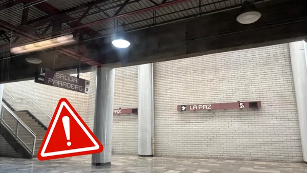 Este miércoles 3 de diciembre, el Metro de la Ciudad de México informó la suspensión del servicio en la Línea A. Foto: Zasid Quizamán