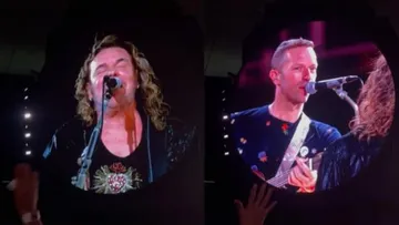MANÁ cantando con COLDPLAY en GUADALAJARA