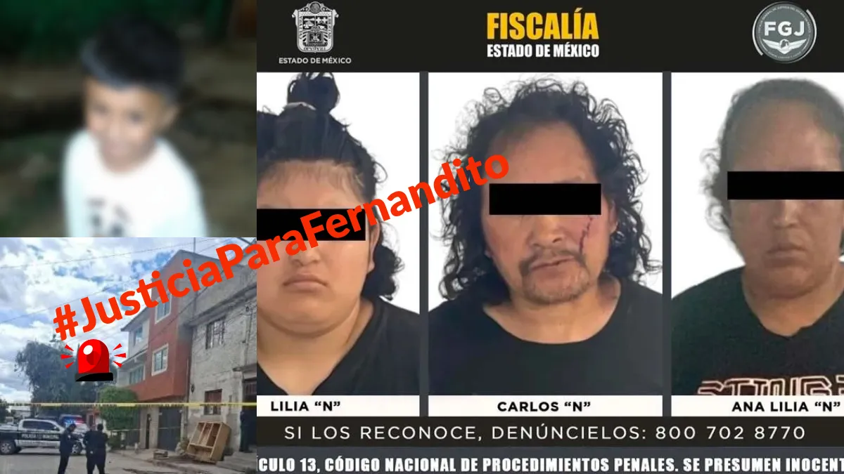 Los tres detenidos por el asesinato de Fernandito fueron enviados al penal Neza Bordo, tras operativo en Los Reyes La Paz.