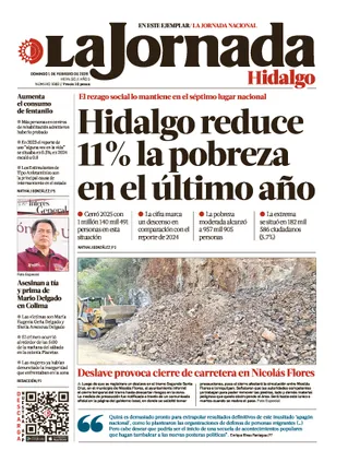 La Jornada Hidalgo | 01 de febrero de 2026