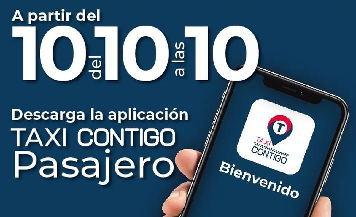 Taxi Contigo APP y taxímetro inicia operaciones en Hidalgo el 10 de Octubre