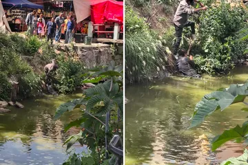 Cae hombre al canal de aguas negras en Tizayuca