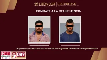 Detenidos por robo de autopartes en Huejutla