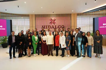Integrantes del Gobierno de Hidalgo se reúnen con legisladores federales electos
