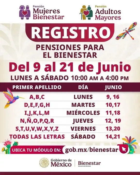 [REQUISITOS] Ya puedes registrarte en junio: adultos mayores recibirán pensión de 6,200 pesos