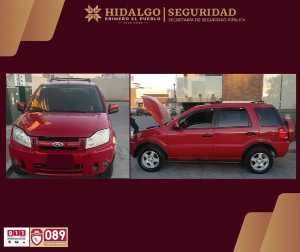 Camioneta recuperada