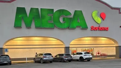 Sucursal Soriana San Javier en Pachuca durante su proceso de liquidación por cierre.
