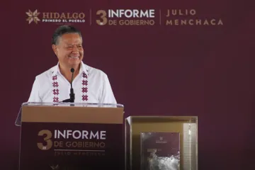 Julio Menchaca anuncia inversión para saneamiento del río Tula durante tercer informe