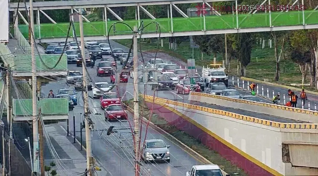 Tráfico intenso en la México-Pachuca: estos son los tramos afectados