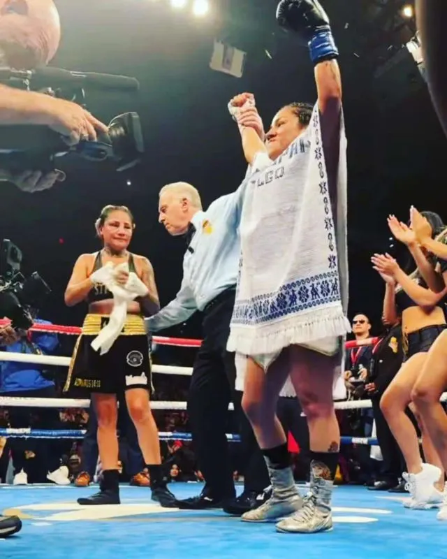 ¡Orgullo Hidalguense! Boxeadora de Ixmiquilpan gana campeonato mundial de box