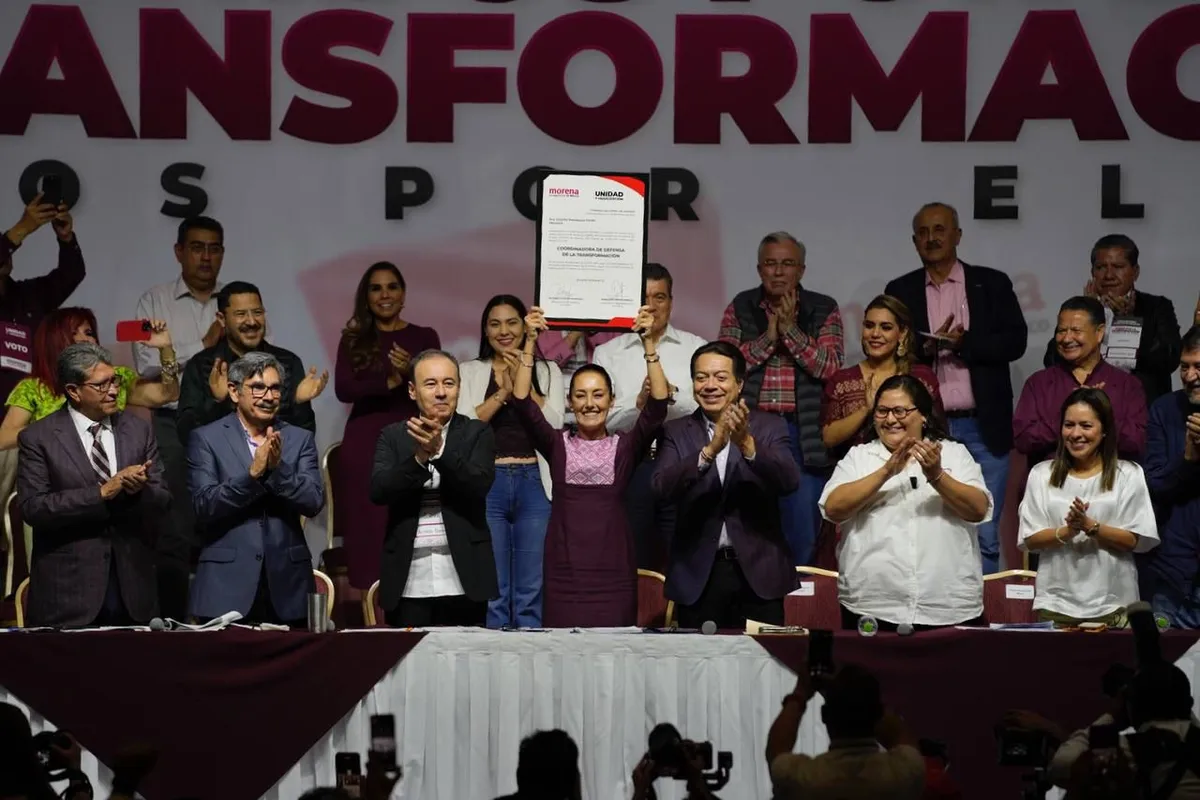 Claudia Sheinbaum es nombrada Coordinadora de Defensa de la Transformación en el Consejo Nacional de Morena