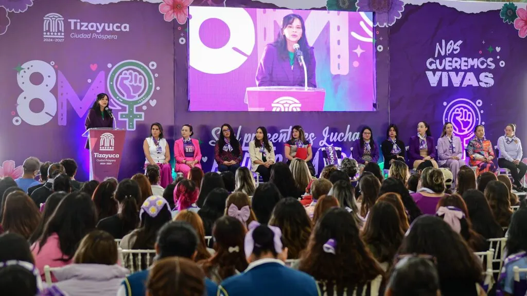 Realizan Foro “Sororidad sin Fronteras” en Tizayuca para conmemorar el 8M
