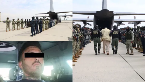 Presos del Altiplano y otros penales federales fueron enviados a EU por delitos de alto impacto.