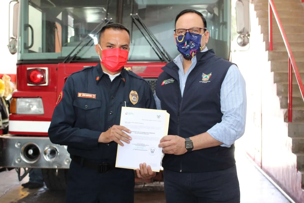 Designan a nuevo director de Bomberos de Hidalgo