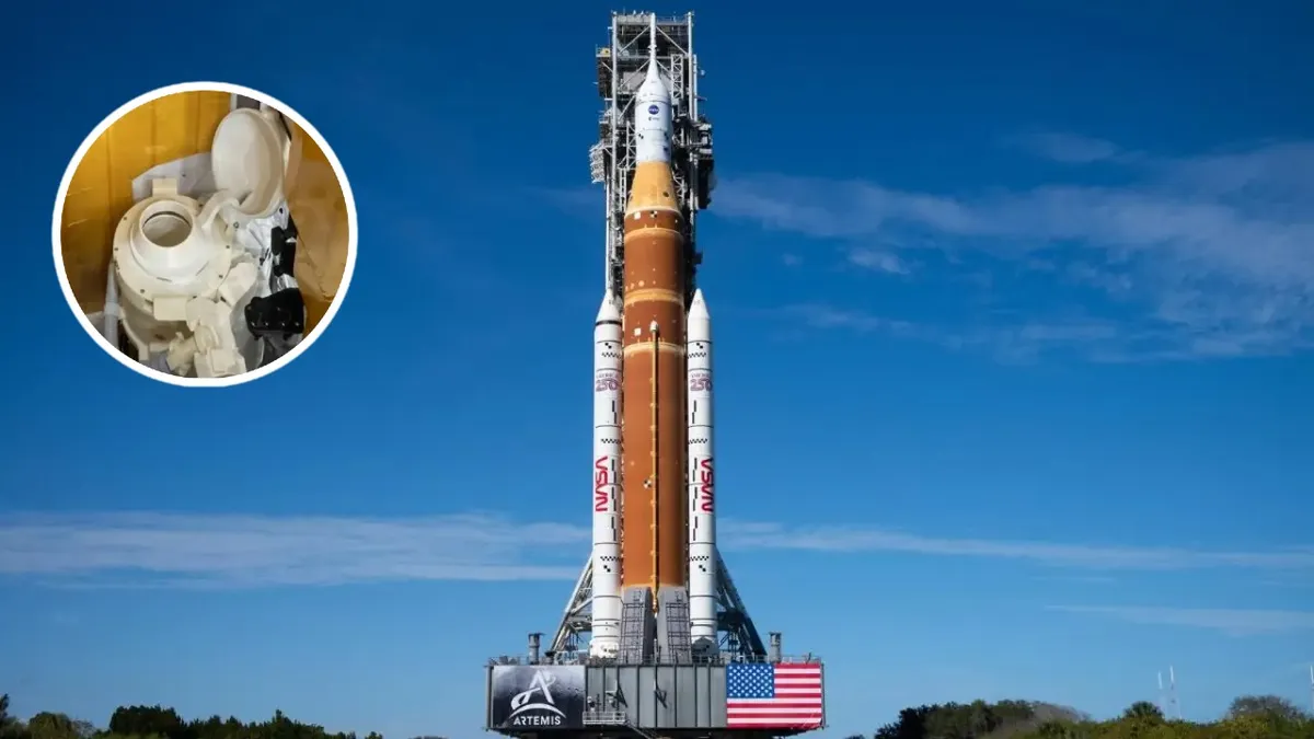 Problemas en el espacio: falla el baño de Artemis II durante su viaje a la Luna