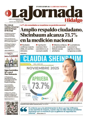 La Jornada Hidalgo | 01 de diciembre de 2025