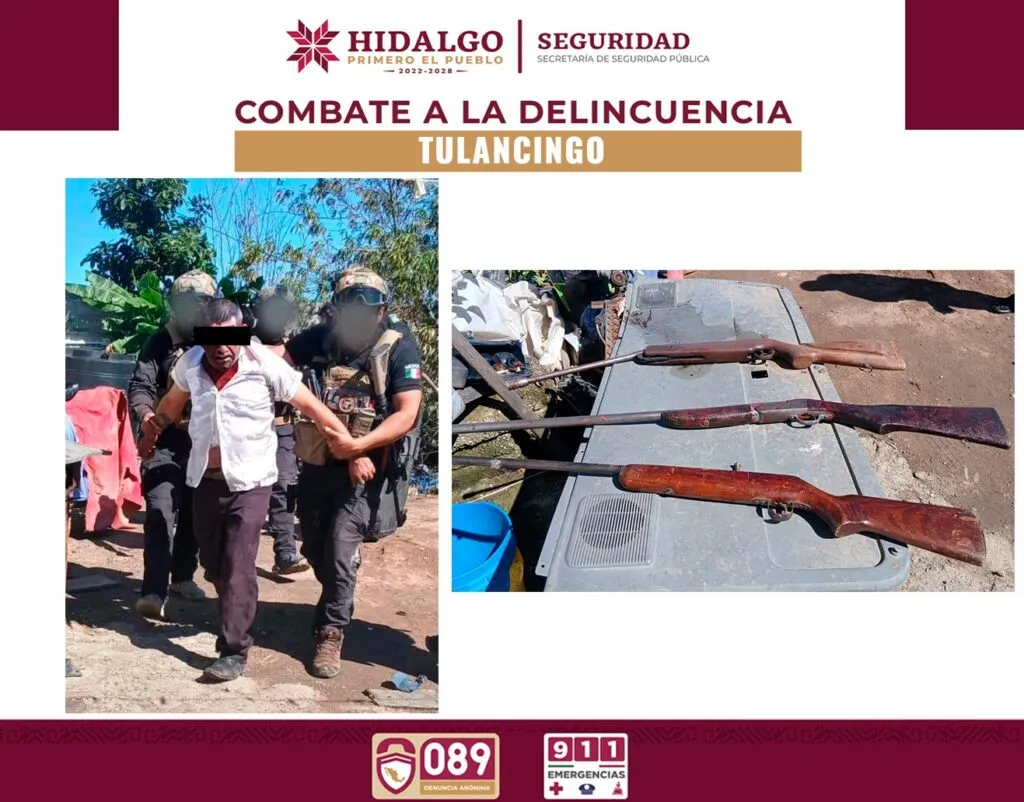 Rescatan a mujer en Tulancingo; expareja la habría amenazado con escopeta