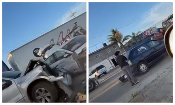 Fuerte choque entre tráiler y al menos dos vehículos en el bulevar Las Torres provoca caos vial