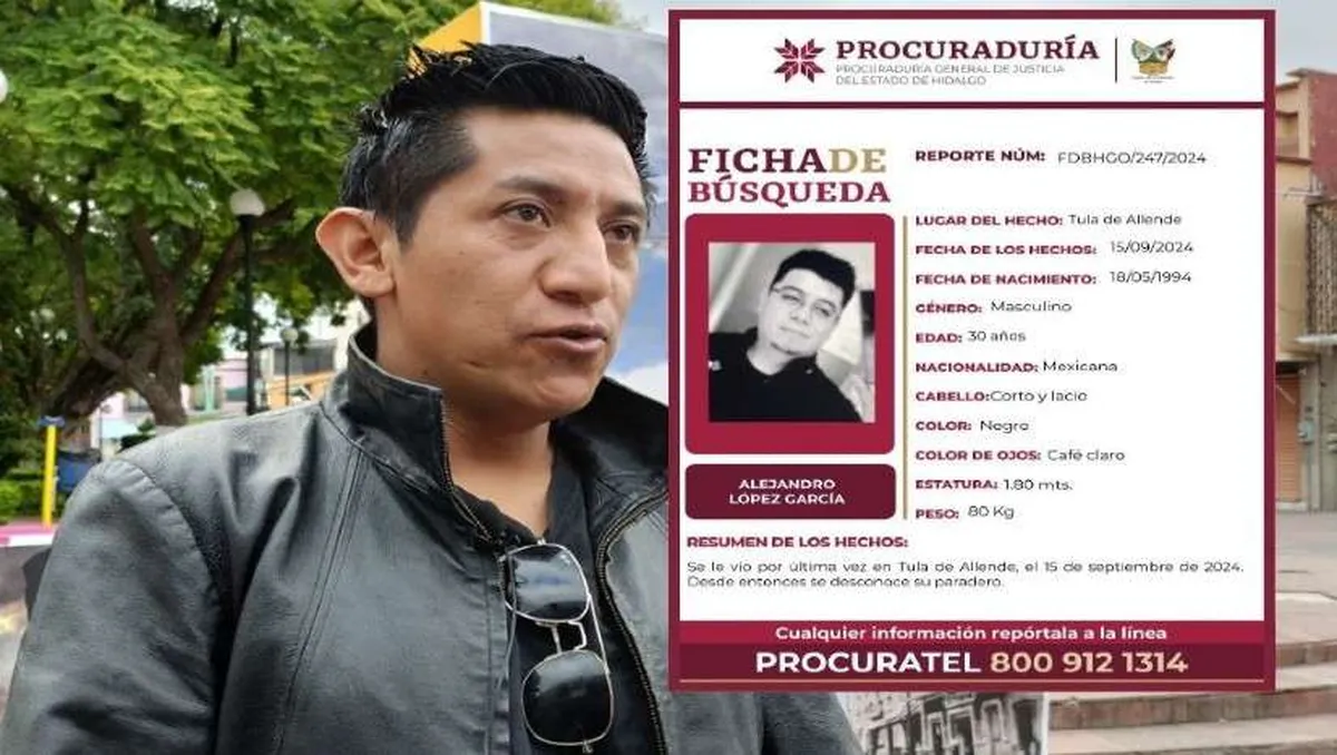 Familiares de Alejandro piden a las autoridades se agilice su búsqueda en Tula