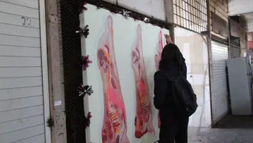 Intervención artística en el Mercado Primero de Mayo