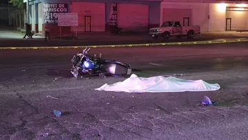 Accidente de motociclista