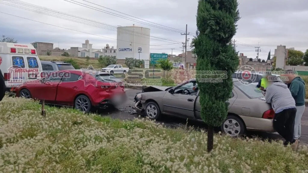 ¡Se estrelló en Las Torres! Motociclista resulta lesionado en Tizayuca