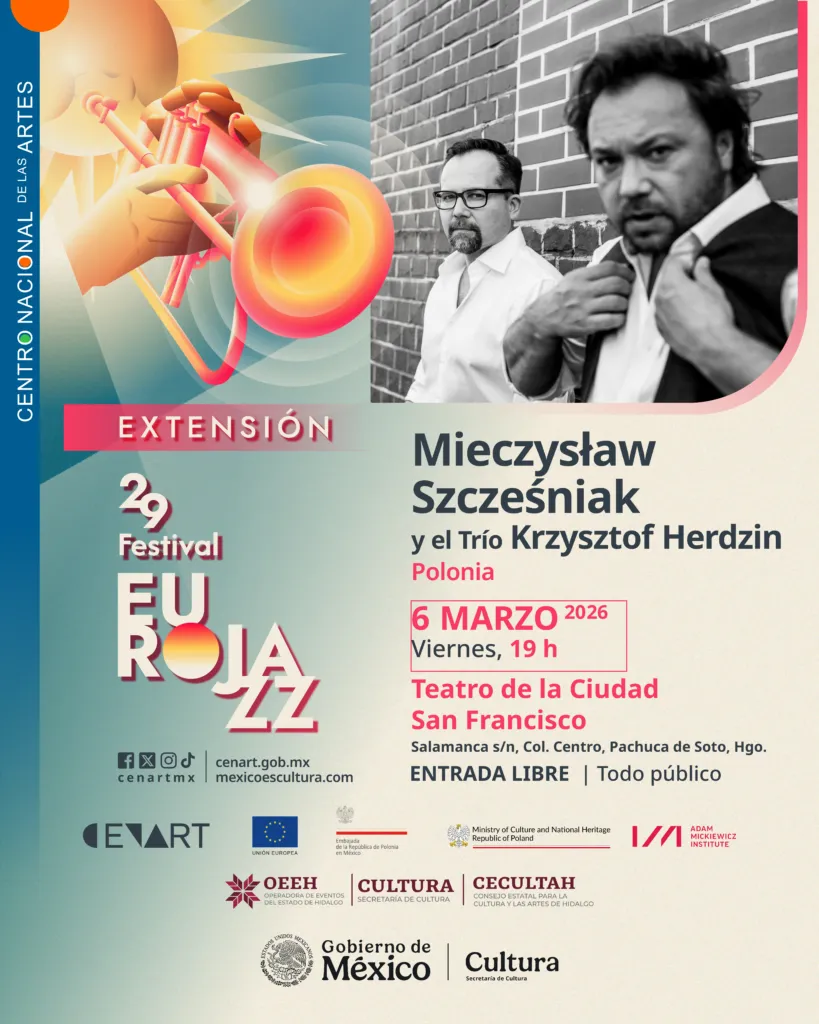 Llega a Pachuca Eurojazz 2026; conoce las fechas, lugar y horarios