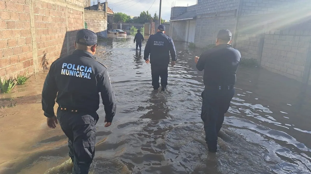 Lluvia en Tizayuca: Afectaciones en colonias del norte