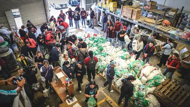 Julio Menchaca coordina acciones de auxilio tras lluvias en Hidalgo.